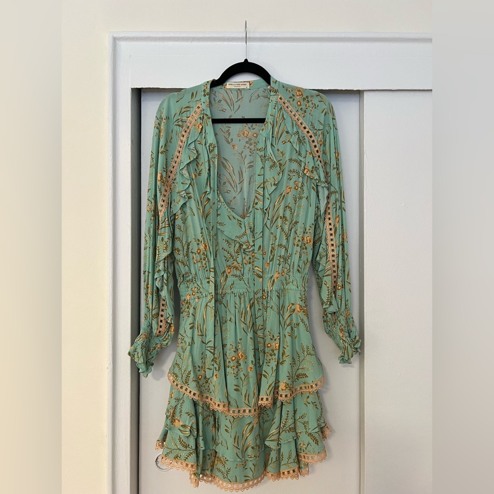 Spell & The Gypsy Collective Maisie Mini Long Sleeve Play Dress